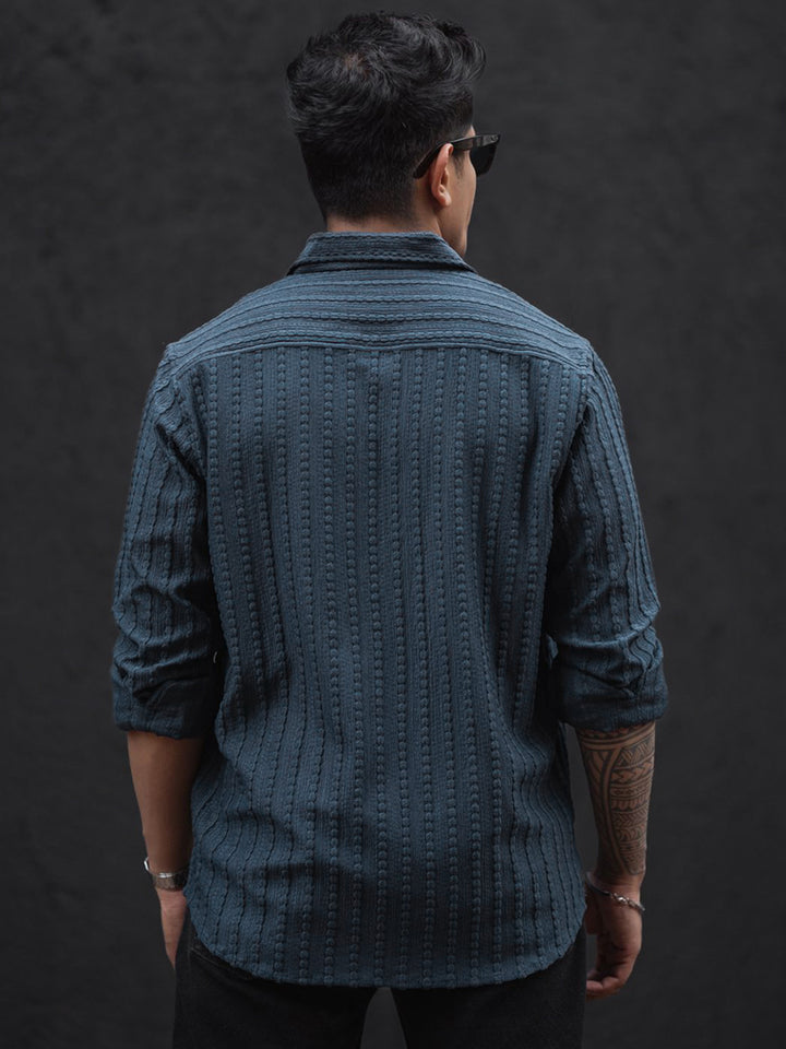 Powerlook Men Grid Tattersall Checks Opaque Casual Shirt