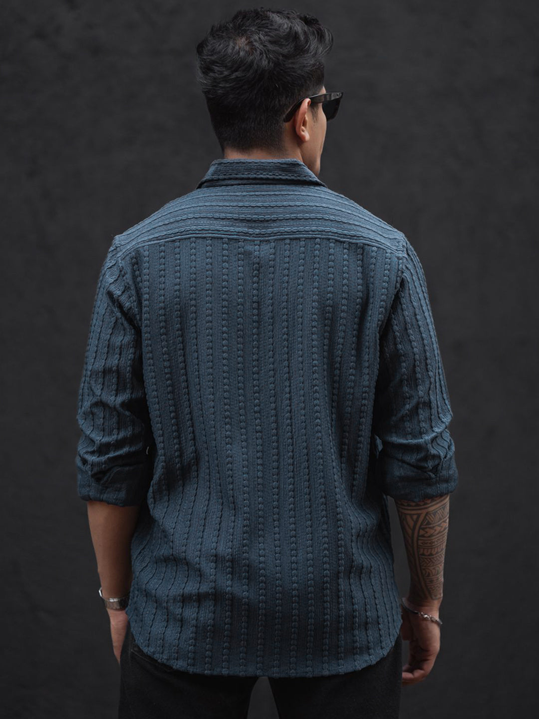 Powerlook Men Grid Tattersall Checks Opaque Casual Shirt