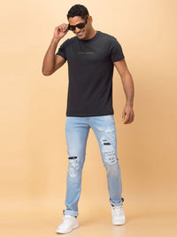 Being Human Men Typography T-shirt
