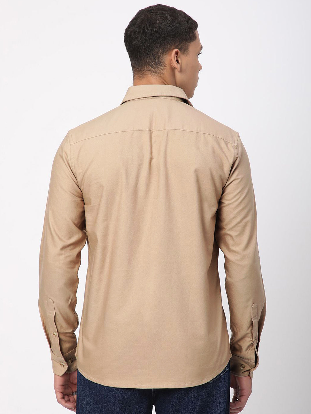 VASTRADO Men Classic Slim Fit Opaque Casual Shirt