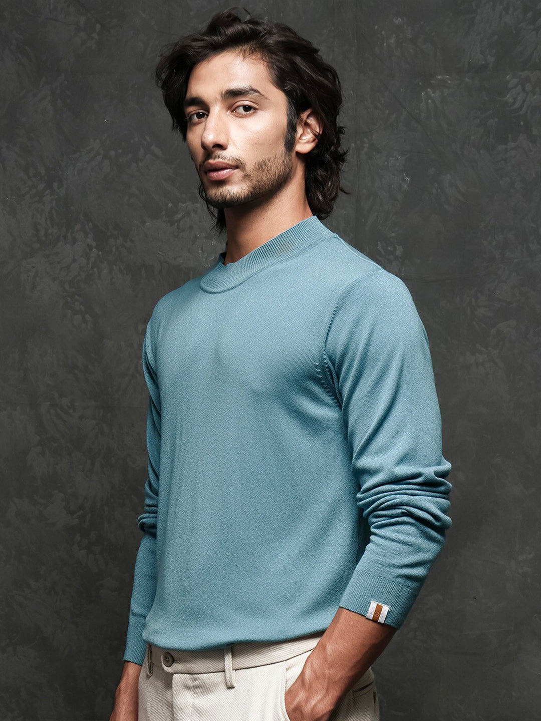 RARE RABBIT Men Alfo 1 High Neck Sweater