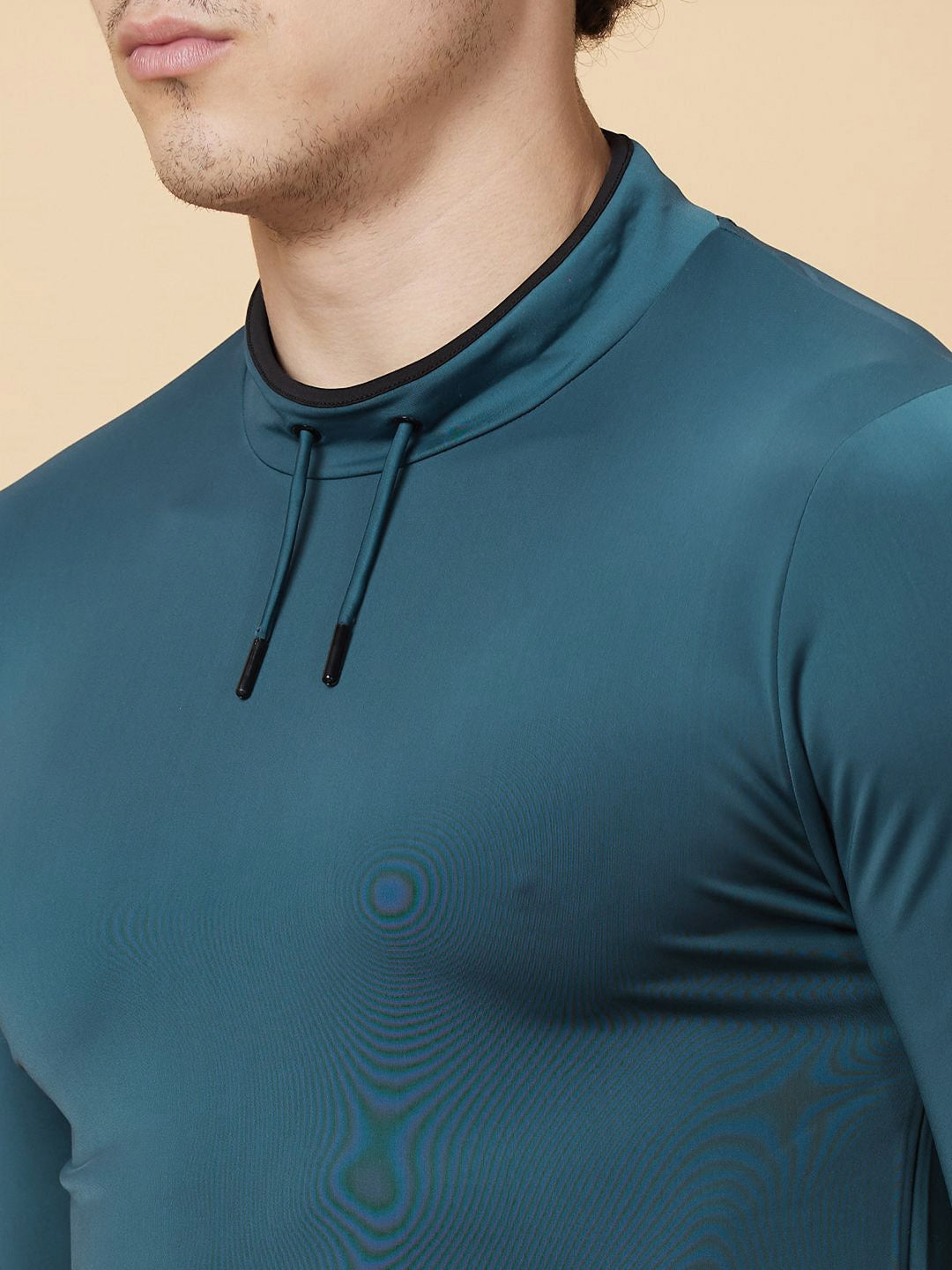 Being Human Men Henley Neck Pockets T-shirt