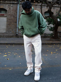 Powerlook Men Light Fawn Crushed Regular Fit Track Pant