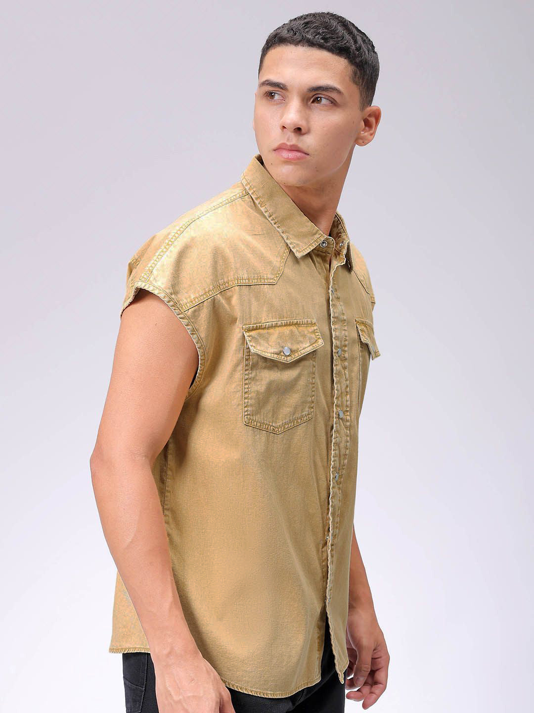 The Indian Garage Co Men Boxy Pure Cotton Casual Shirt