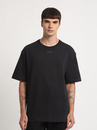 THE BEAR HOUSE Animal Printed Round Neck Oversized Cotton T-shirt