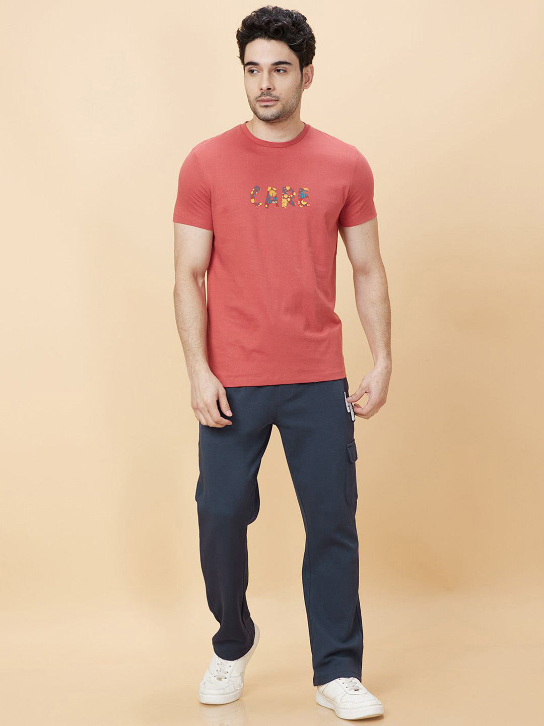 Being Human Men Mid-Rise Track Pant