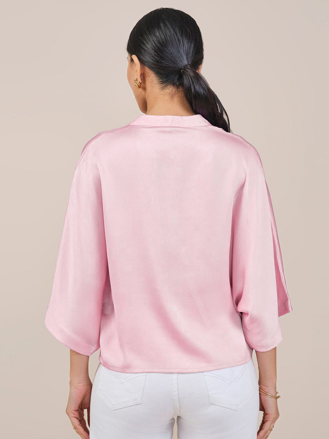 AND Women Extended Sleeves Shirt Style Top