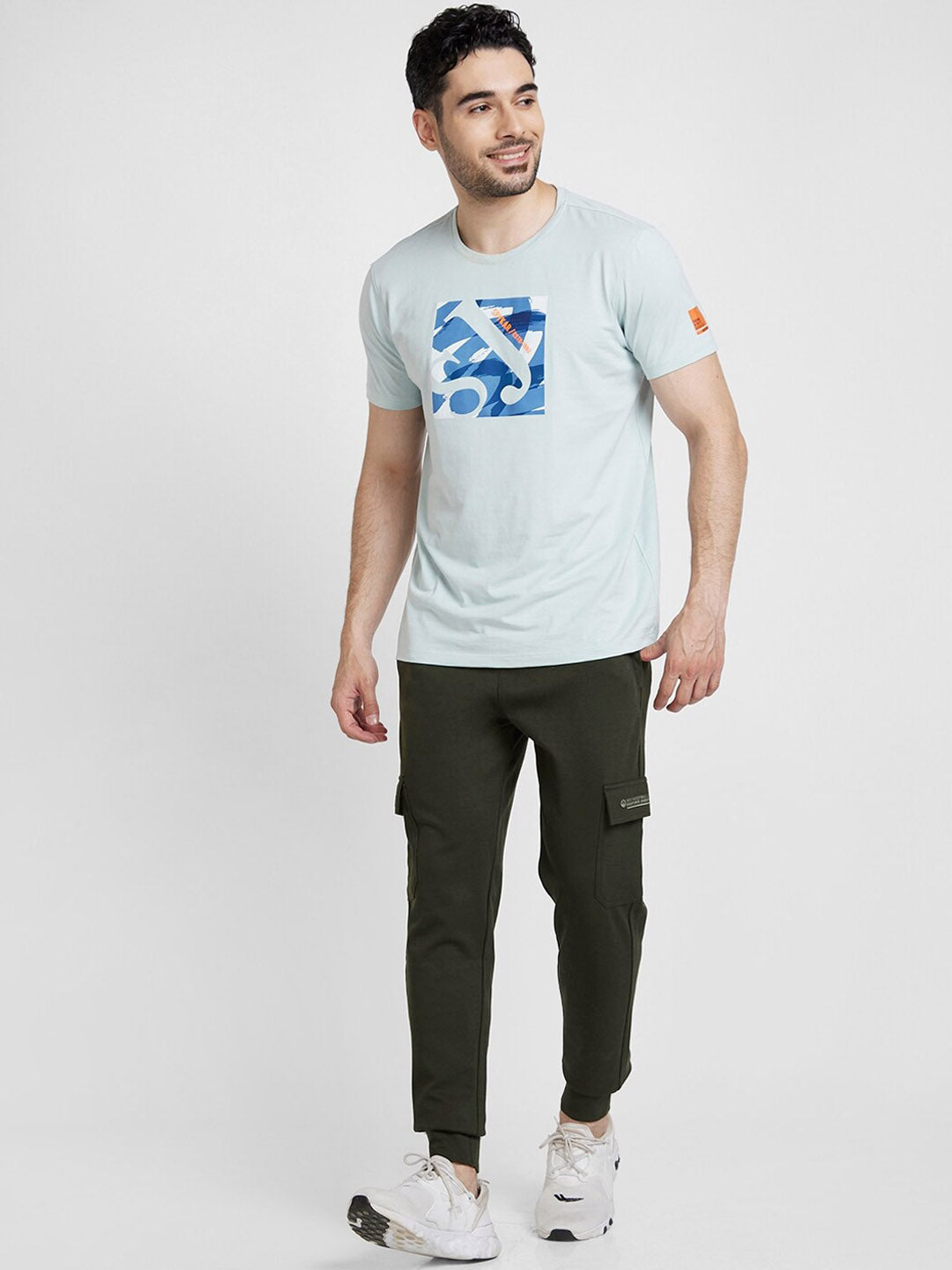 SPYKAR Men Mid-Rise Cotton Joggers