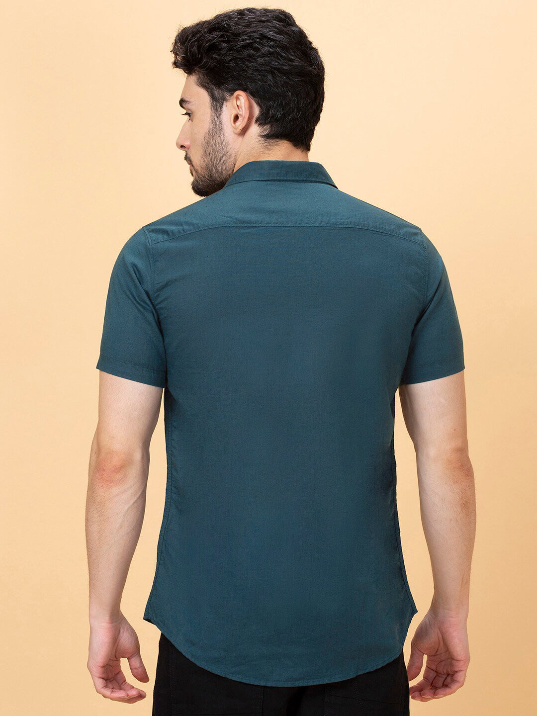Being Human Spread Collar Slim Fit Casual Shirt
