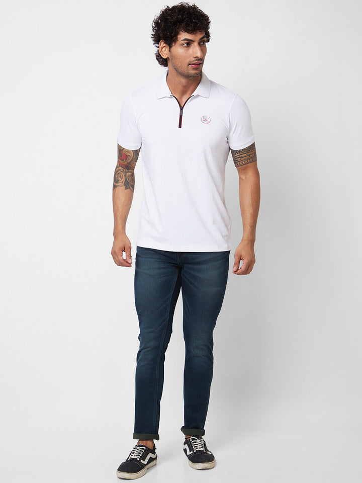 SPYKAR Men Skinny Fit Low-Rise Light Fade Stretchable Jeans