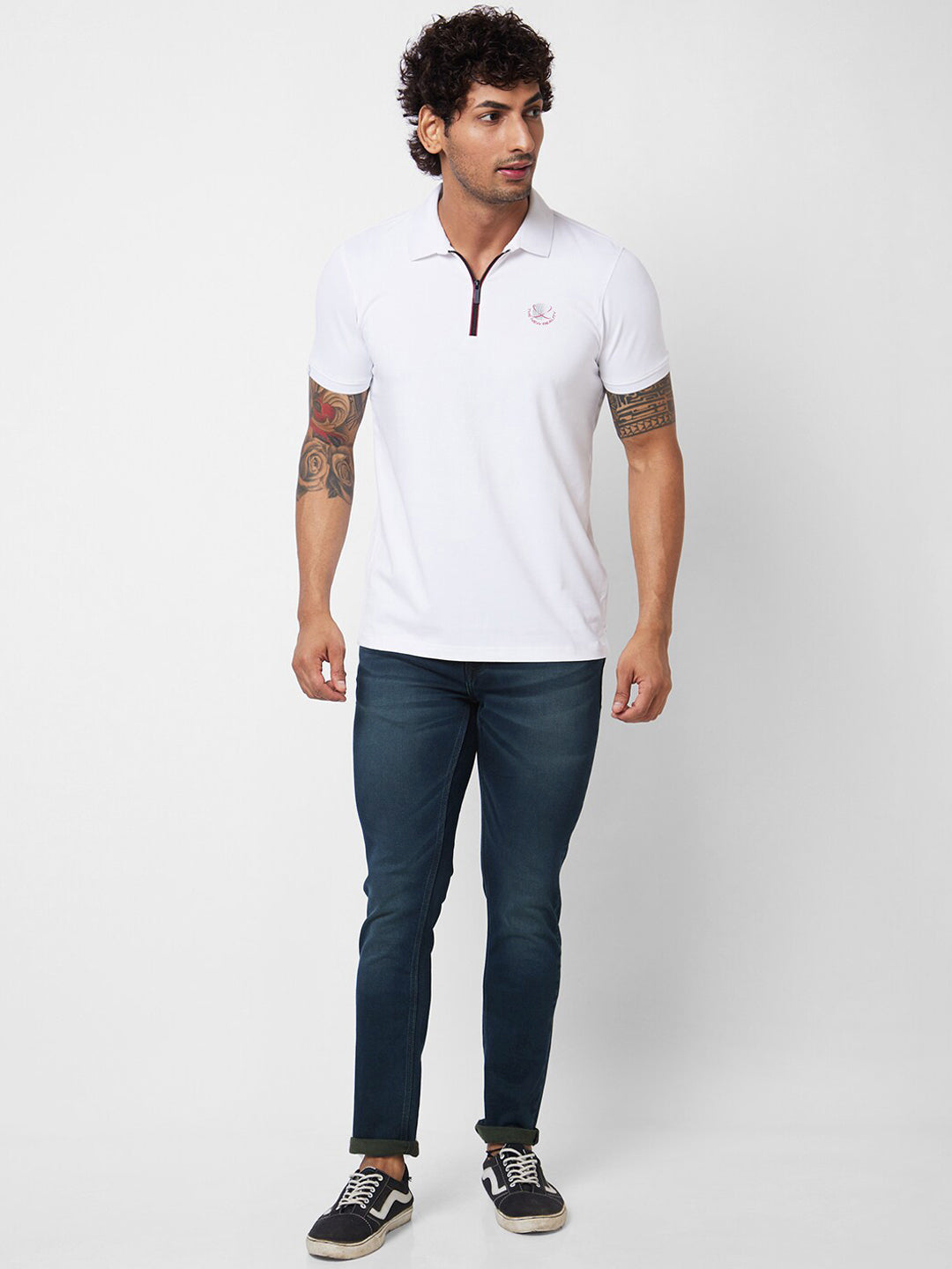 SPYKAR Men Skinny Fit Low-Rise Light Fade Stretchable Jeans