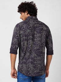 SPYKAR Slim Fit Abstract Printed Pure Cotton Casual  Shirt