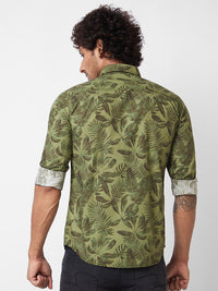 SPYKAR Tropical Printed Pure Cotton Casual Shirt