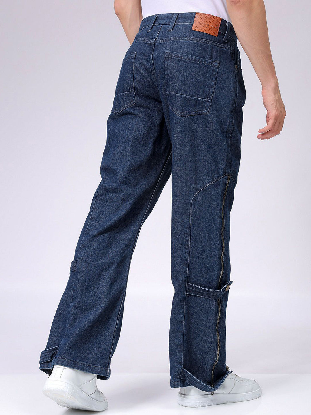 The Indian Garage Co Men Bootcut Loose Fit Convertible Jeans