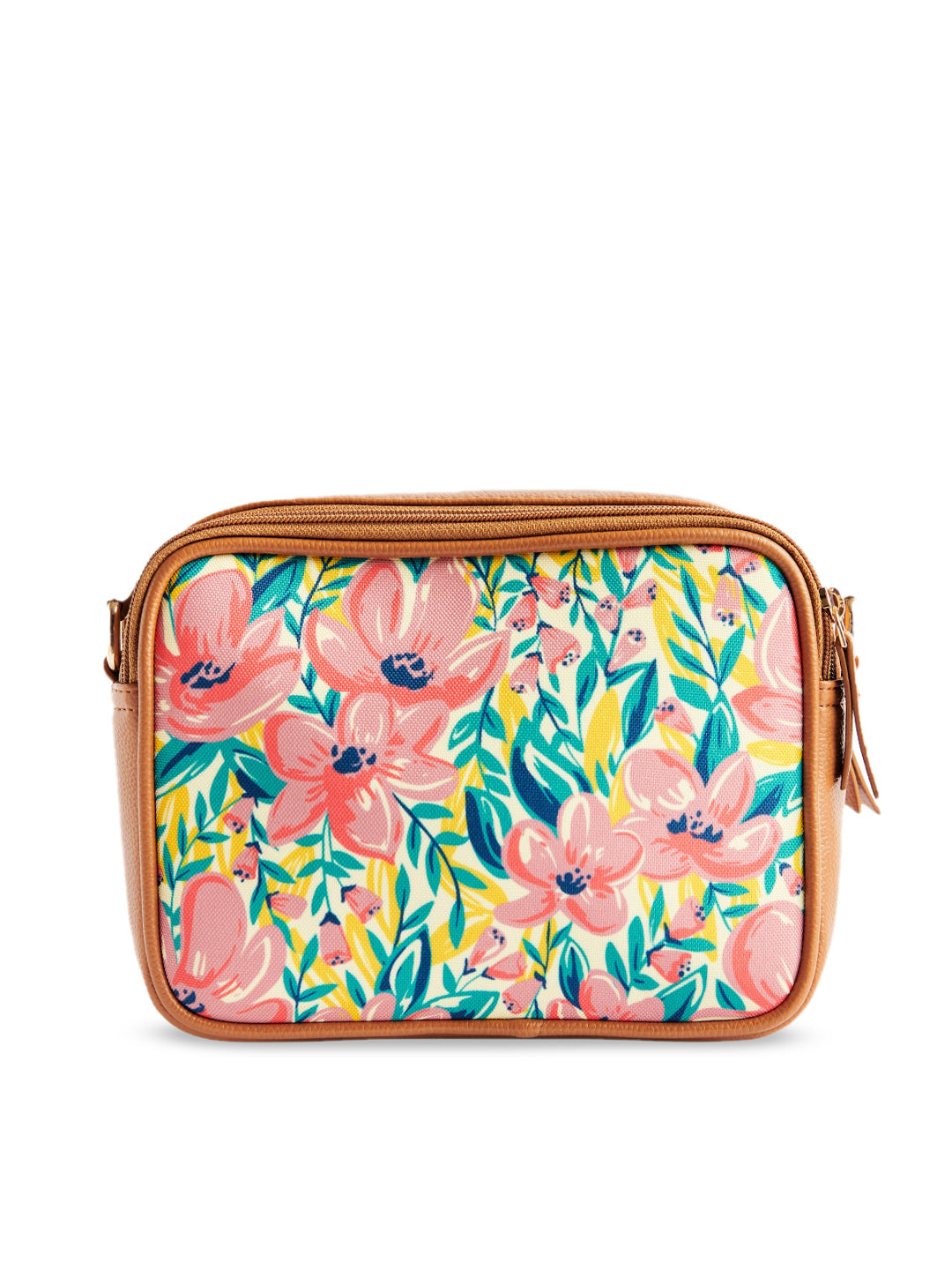 TEAL BY CHUMBAK Women Printed Structured Sling Bag