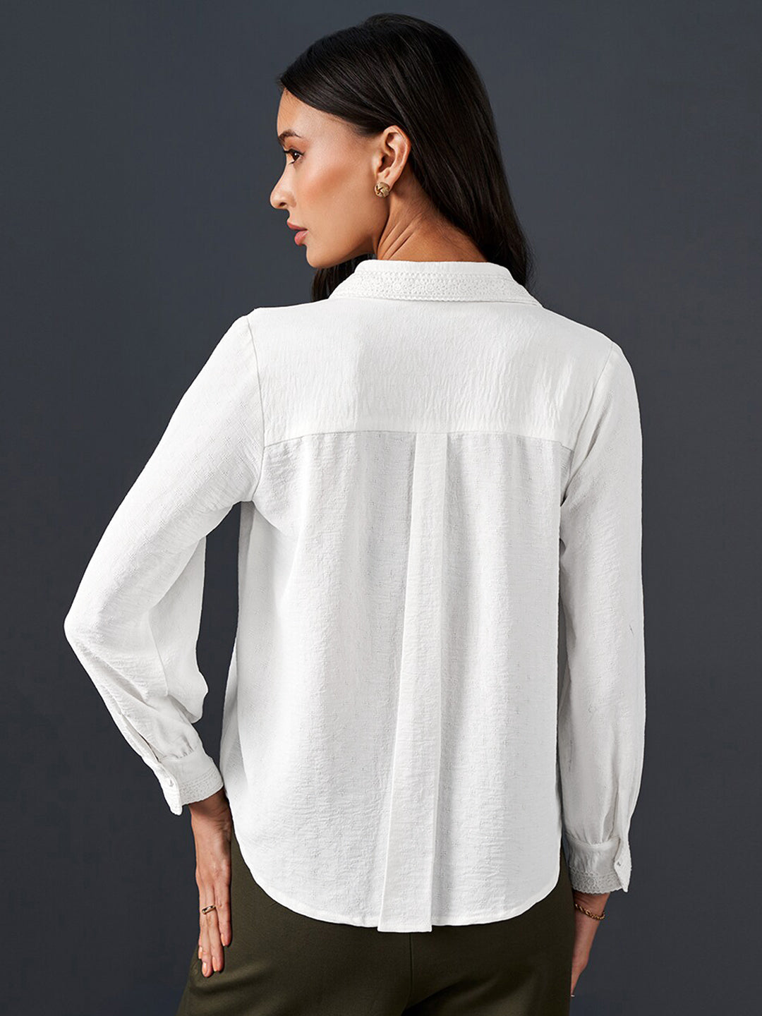 AND Regular Fit Cuff Sleeve Shirt