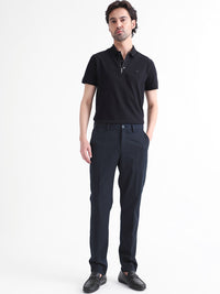 RARE RABBIT Men Chamer Mid Rise Slim Fit Trouser