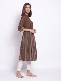 W Printed A-Line Kurta