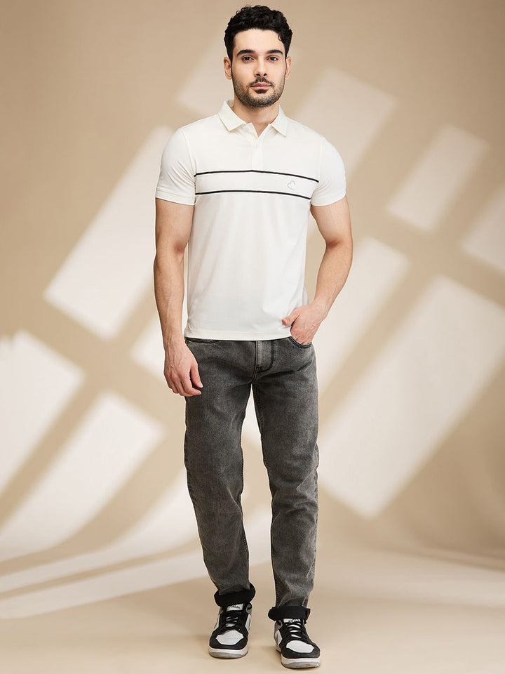 Being Human Men Slim Fit Low Distress Heavy Fade Jeans