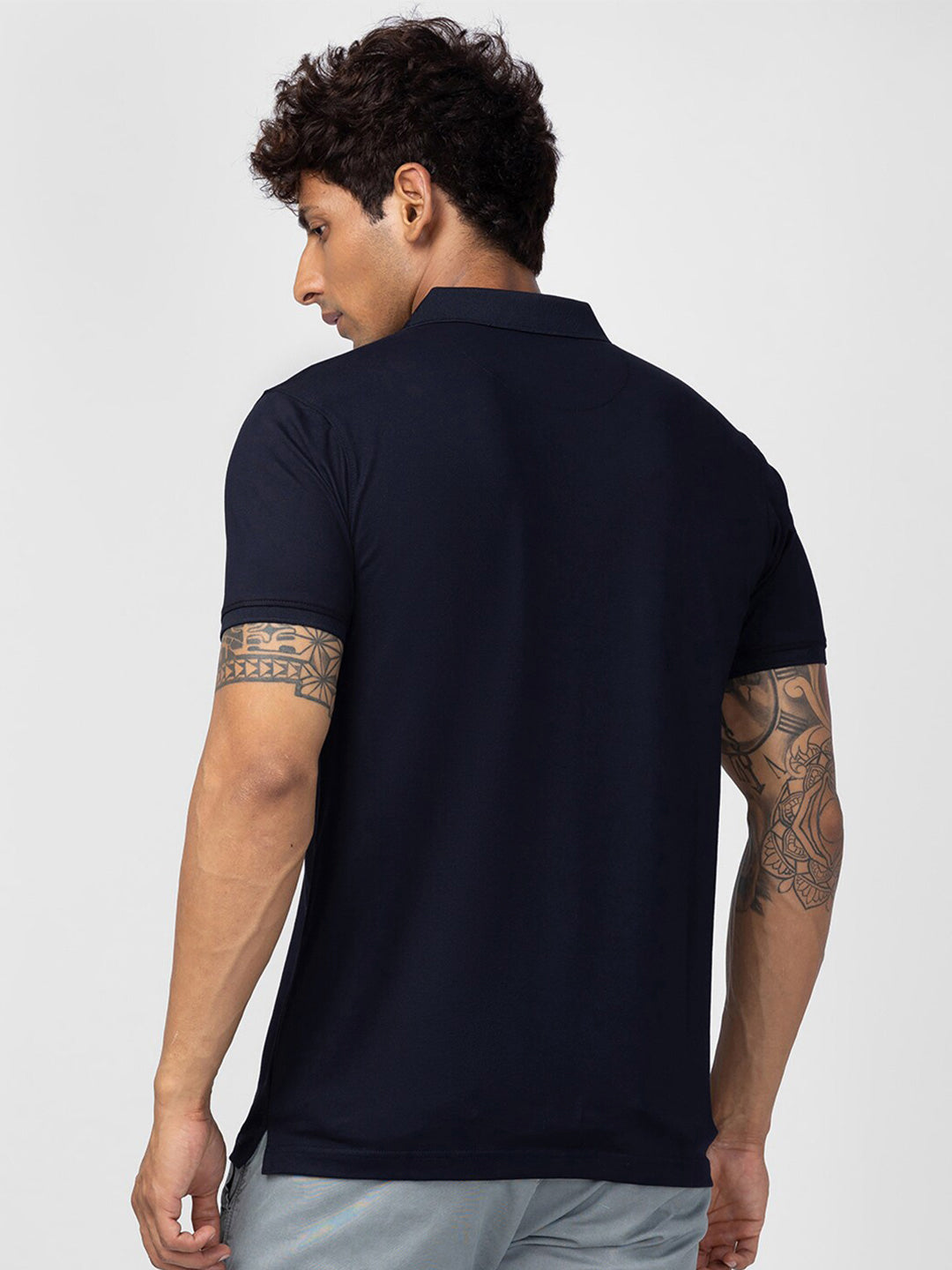SPYKAR Men Cotton Polo Collar T-shirt