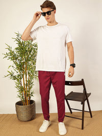 Thomas Scott Men Regular Fit Classic Easy Wash Mid-Rise Woven Joggers