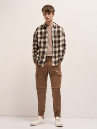 THE BEAR HOUSE Men Cotton Slim Fit Cargos