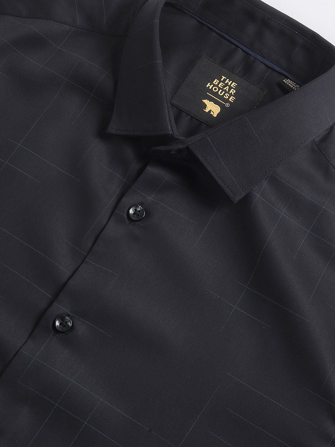 THE BEAR HOUSE Slim Fit Pure Cotton Formal Shirt