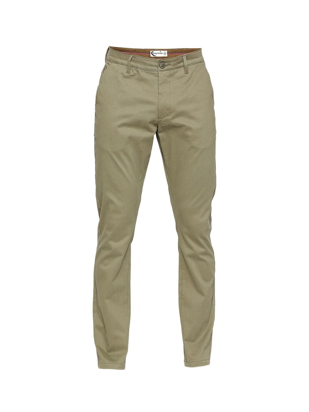 Being Human Men Slim Fit Mid-Rise Plain Chinos