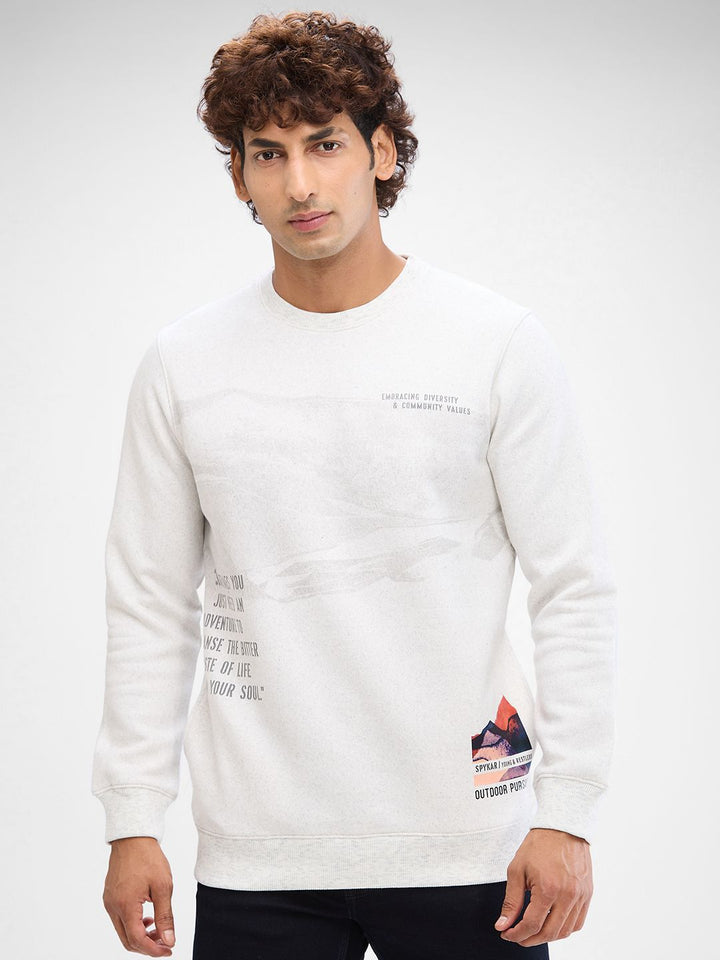 Spykar Men Sweatshirt Hooded
