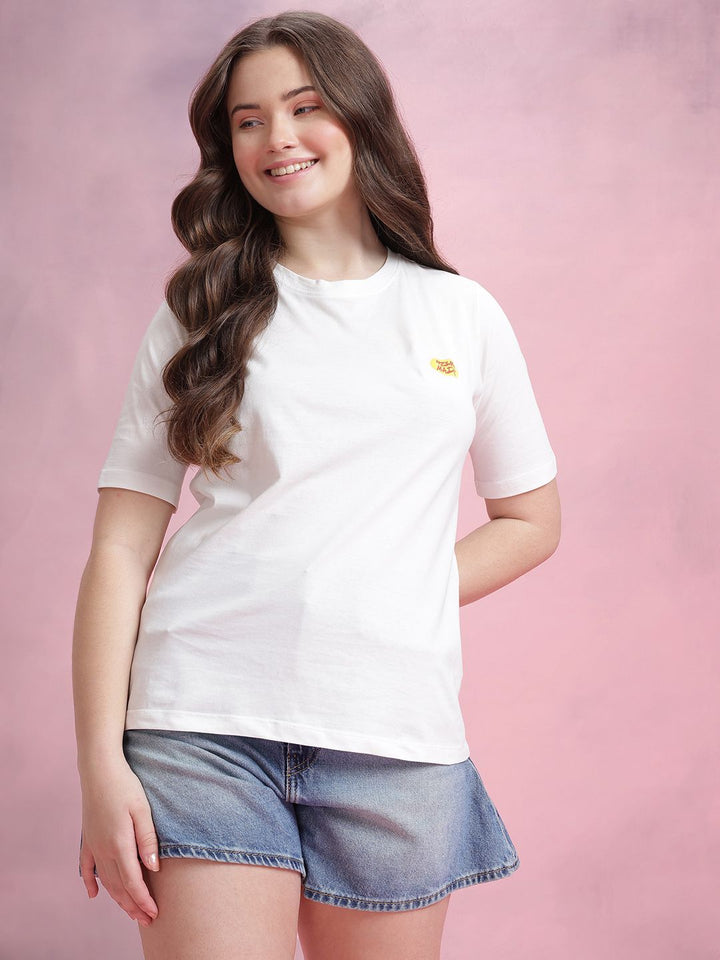 DressBerry Graphic Printed Pure Cotton T-shirt
