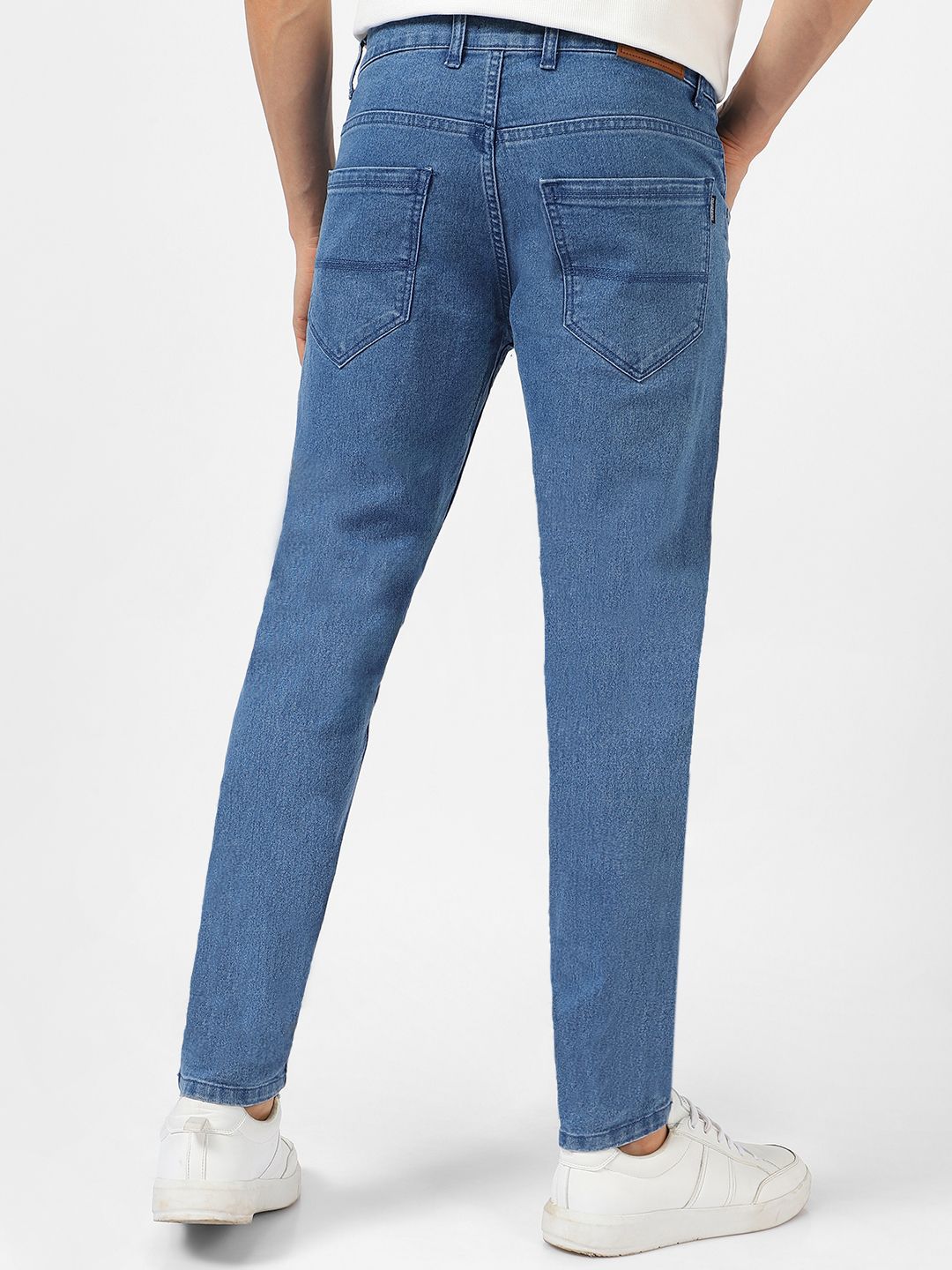 Urbano Fashion Men Blue Slim Fit Mid-Rise Clean Look Stretchable Jeans