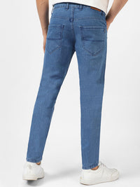 Urbano Fashion Men Blue Slim Fit Mid-Rise Clean Look Stretchable Jeans