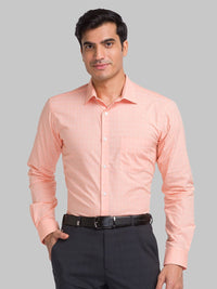 Park Avenue Slim Fit Geometric Printed Pure Cotton Formal Shirt