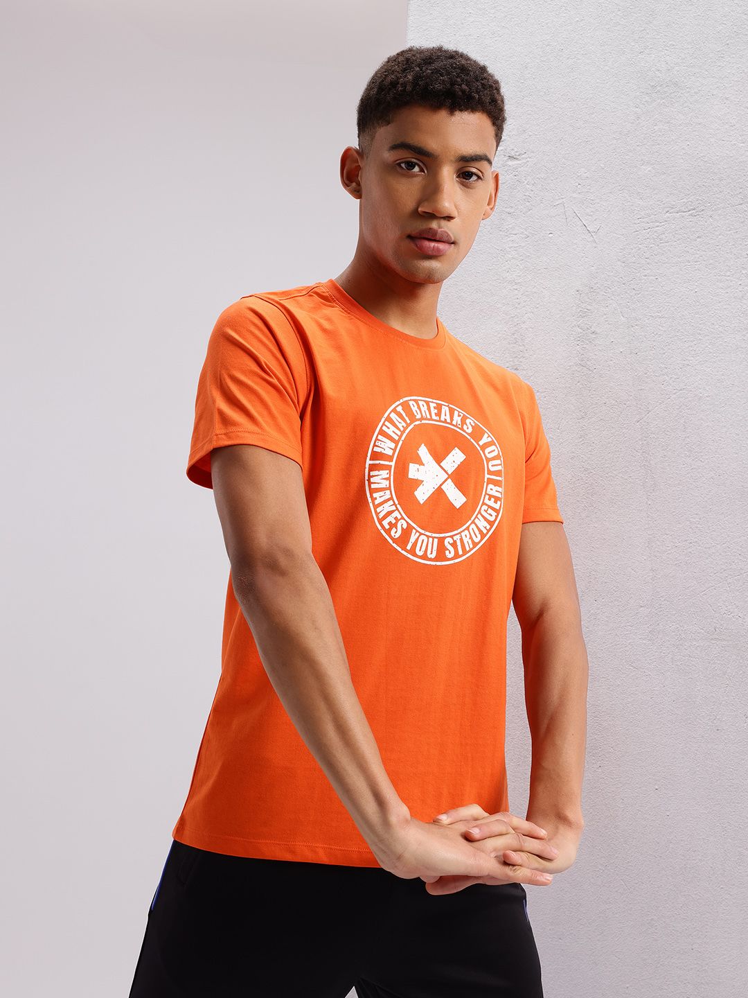 HRX by Hrithik Roshan Typography Printed Training T-shirt