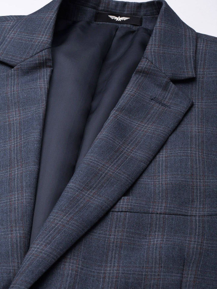 Park Avenue Checked Single Breasted Formal Blazer and Trouser