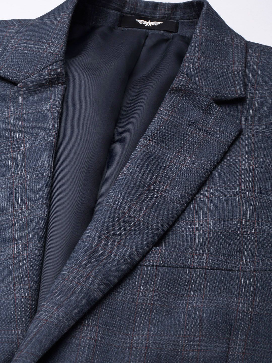 Park Avenue Checked Single Breasted Formal Blazer and Trouser