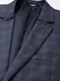 Park Avenue Checked Single Breasted Formal Blazer and Trouser