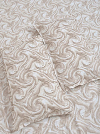 Myntra Elegant Homes Beige 300 TC King Bedsheet with 2 Pillow Covers