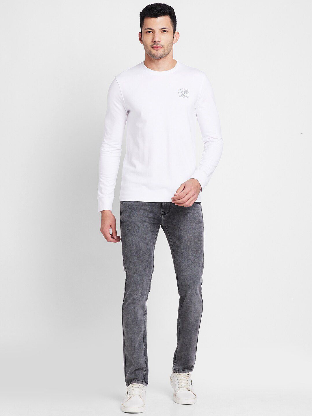 Being Human Round Neck Long Sleeves Casual T-shirt