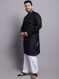 SOJANYA PLUS Embroidered Regular Pure Cotton Kurta with Pyjamas