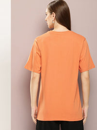 DILLINGER Women Graphic Printed Oversized T-shirt