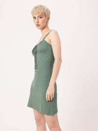 DressBerry Daytime Crush Knit-n-Tie Bold Bustier Dress