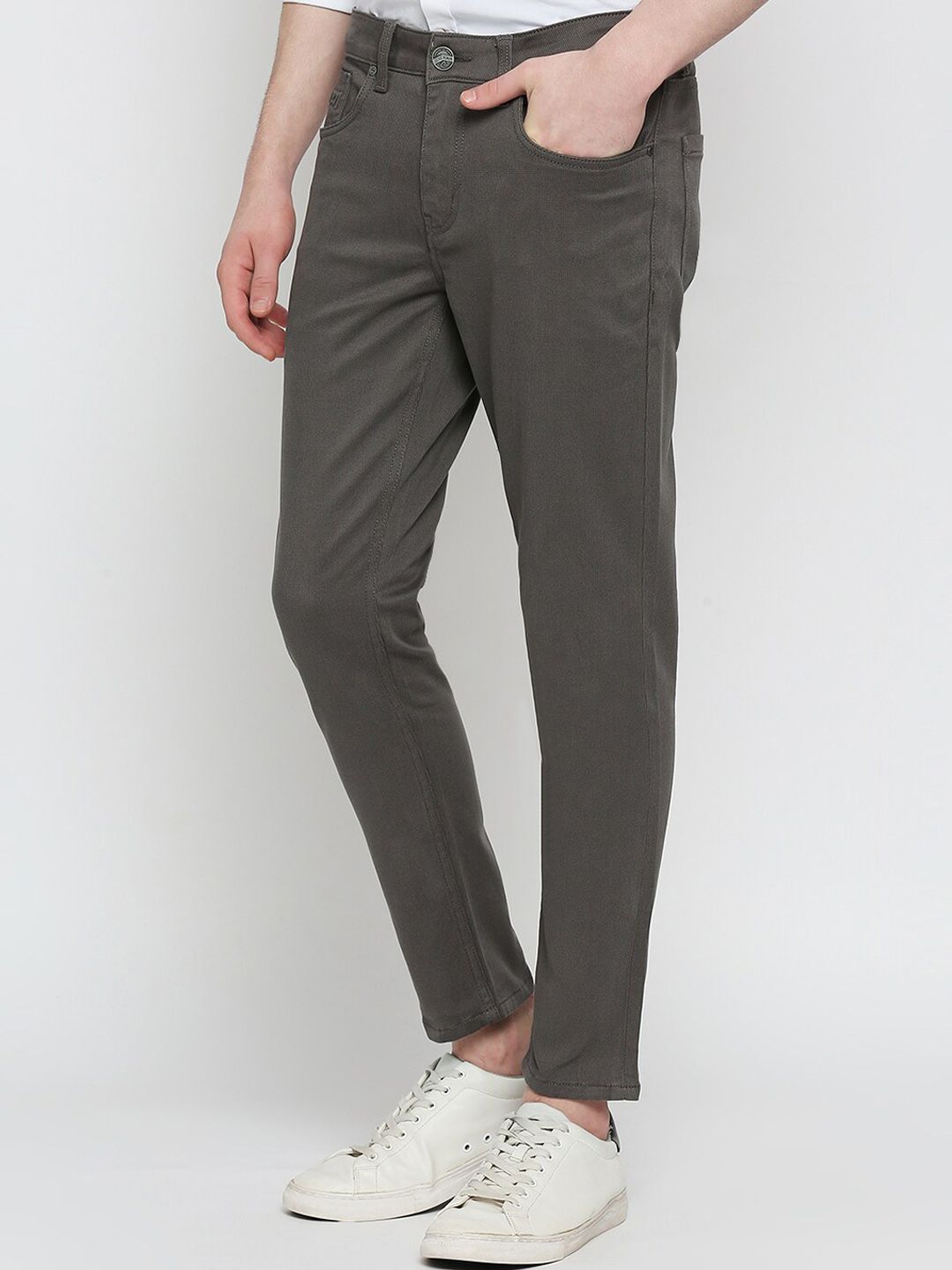 Being Human Men Mid-Rise Chinos Trousers