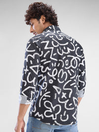 SPYKAR Men Slim Fit Opaque Printed Casual Shirt