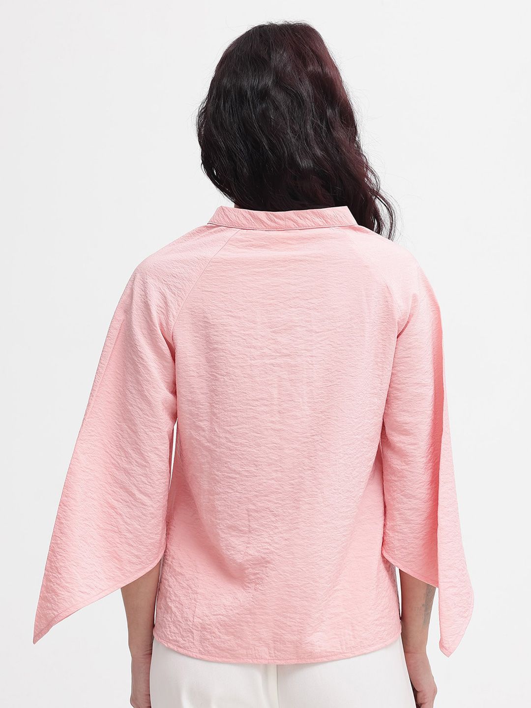 RAREISM Flared Sleeve Cotton Top