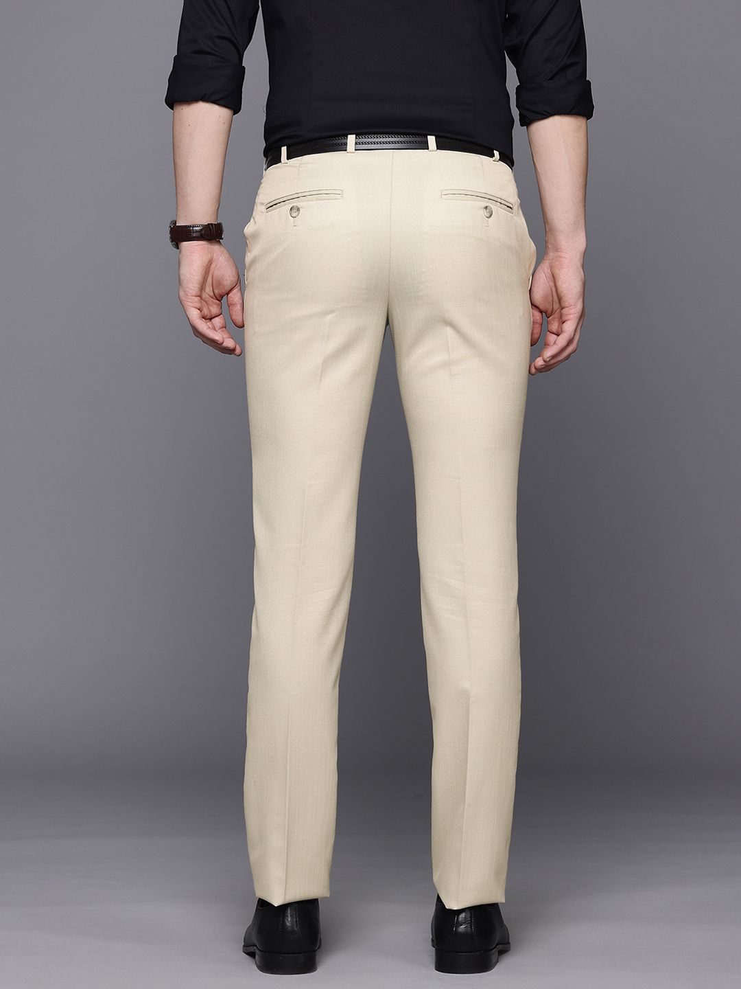 Raymond Men Regular Fit Formal Trousers