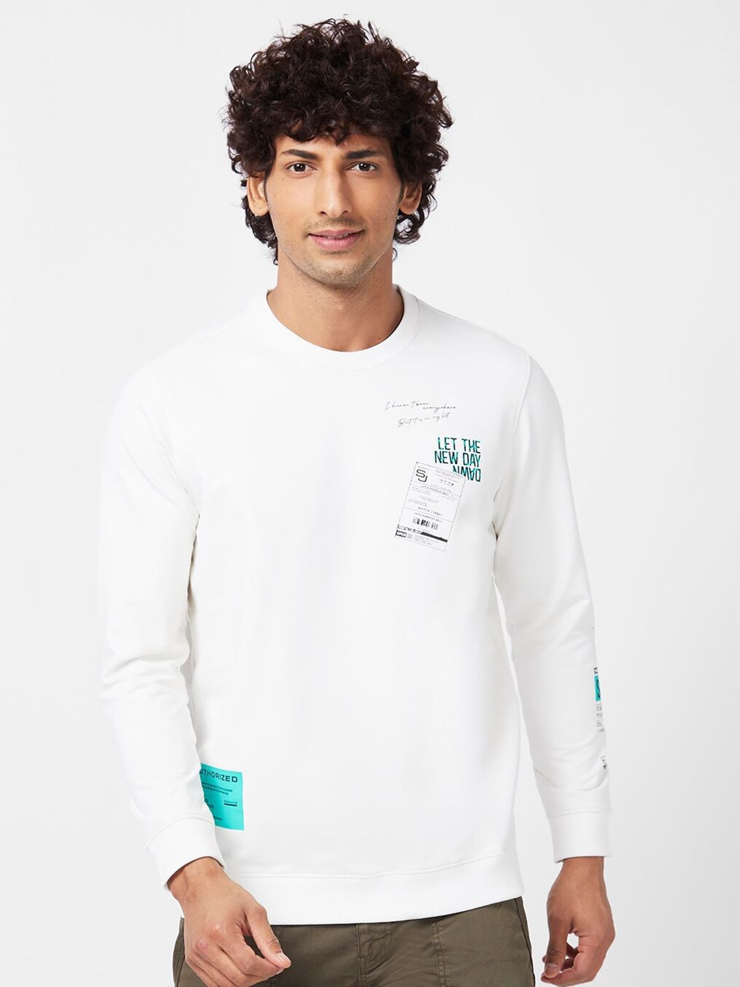 SPYKAR Round Neck Sweatshirt