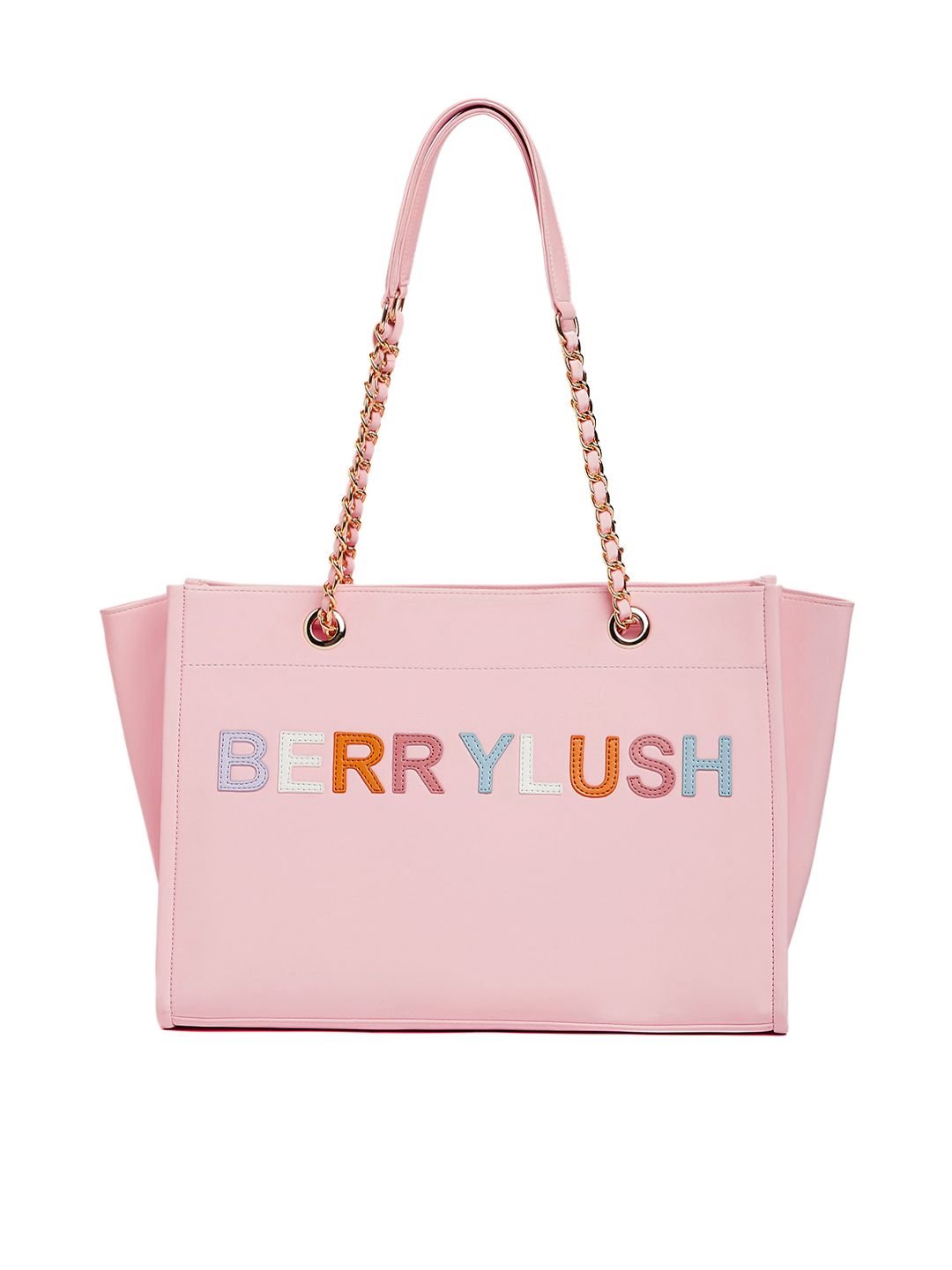 Berrylush Printed Oversized Structured Shoulder Bag