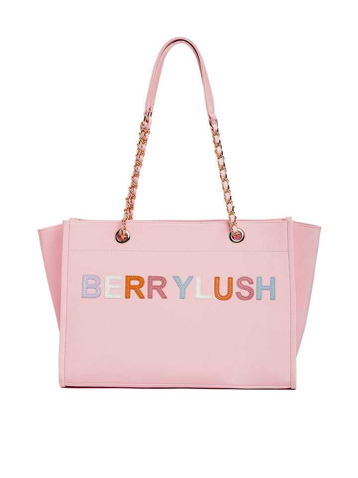 Berrylush Printed Oversized Structured Shoulder Bag