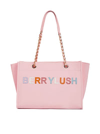 Berrylush Printed Oversized Structured Shoulder Bag